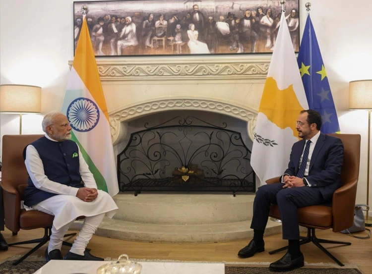 PM Narendra Modi Honoured with Cyprus’s Highest Civilian Award: A Testament toGlobal Leadership