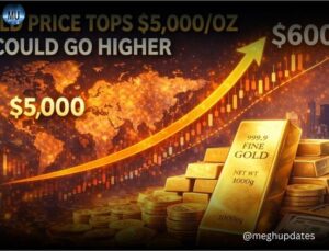 Gold Prices Rise Over the $5,000 Mark