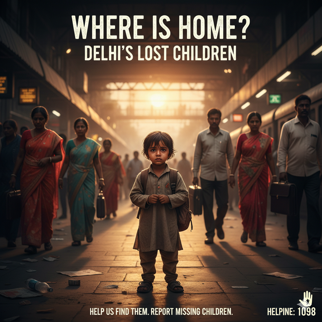 Delhi Missing Children Crisis: Latest Reports and Statistics