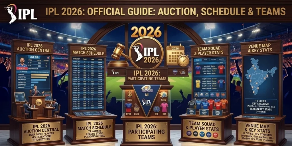 IPL 2026: Audiction , Schedule, Teams Will Be Play In 2026 