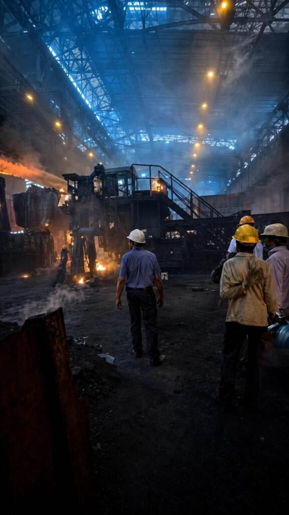 Tragedy at Visakhapatnam Steel Plant: 8 Workers Killed as Boiling Molten Steel Spills 3 image 9